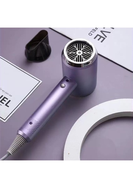 Yüksek Hızlı Saç Kurutma Makinesi, Yüksek Güç Ev Kuaför Saç Kurutma Makinesi Mavi Işık Iyon Saç Bakımı Saç Kurutma Makinesi (Yurt Dışından)