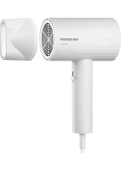 Saç Kurutma Makinesi, Yüksek Güçlü Ev Tipi Saç Kurutma Makinesi Varil, Sıcak ve Soğuk Hava Güvenliği 1800W Watt (Yurt Dışından)