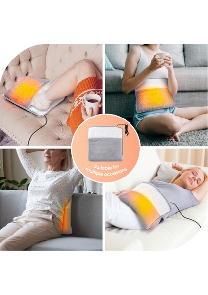 Kış USB Şarj Elektrikli Ayak Isıtma Pedi Yumuşak Peluş Yıkanabilir Ayak Isıtıcı Isıtıcı Uyku Geliştirmek Ev Ayak Isıtma Mat (Yurt Dışından) fırsatları