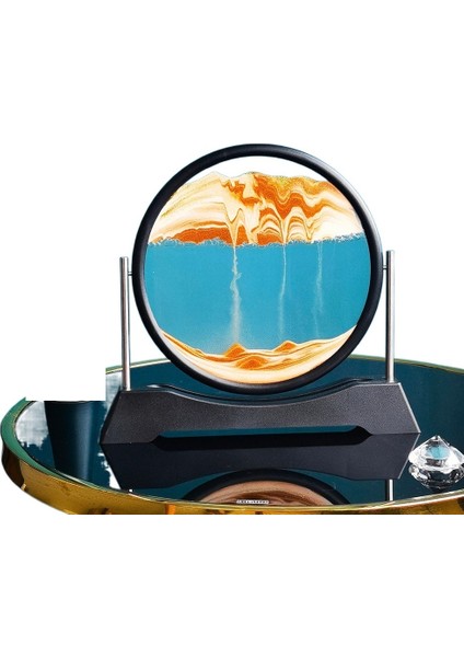 12 Inç Yuvarlak Cam Sanatı Bataklık Boyama (Yurt Dışından)