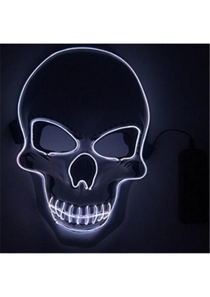 LED Parlayan Kafatası Maskesi (Yurt Dışından)