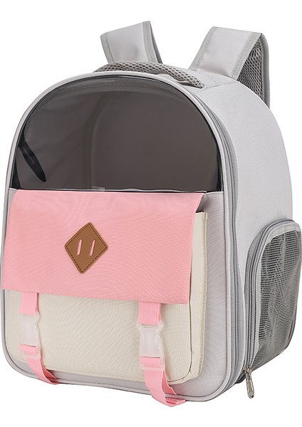 Taşınabilir Evcil Hayvan Sırt Çantası Oxford Kumaş Çok Fonksiyonlu Kedi Çantası (Yurt Dışından)