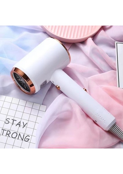 Yüksek Hızlı Saç Kurutma Makinesi, Yüksek Güç Ev Kuaför Saç Kurutma Makinesi Mavi Işık Iyon Saç Bakımı Saç Kurutma Makinesi (Yurt Dışından)