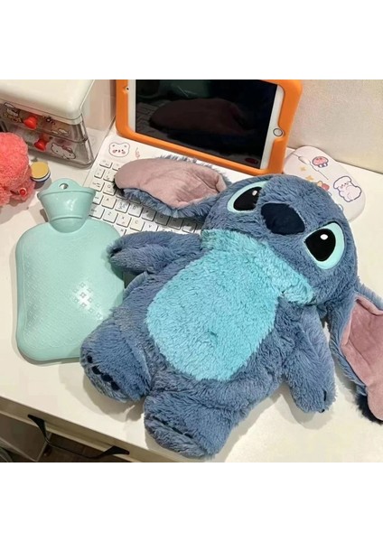 Anime Kawaii Turo Lilo Stitch Peluş Sıcak Su Şişesi Kış Kadın Ev Su Dolum El Isıtıcı Canavar Oyuncaklar Hediye (Yurt Dışından) modelleri