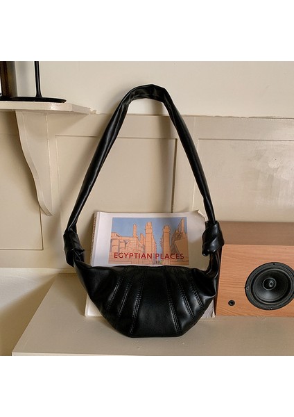 Çanta Sonbahar Kadın Çok Yönlü Crossbody Çanta Yeni Kadın Çantası Kore Versiyonu Üst Düzey Hamur Tatlısı Çanta Niş Tasarım Omuz Çantası (Yurt Dışından)