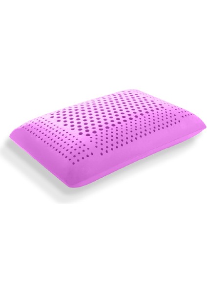 Air Terapi Hava Kanallı Ortopedik Yastık Visco Yastık Mor 60X40X16CM