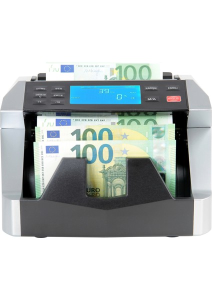 AL6000 Karışık Para Sayma Makinesi, TL, Euro, Usd Sahte Yakalama + Müşteri Ekranı modelleri