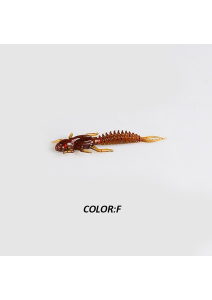 2023NEW Reach Yumuşak Yemler Yumuşak Plastik Yemler Larva 6cm/5cm Yüzen Tatlı Su Swimbaits Silikon Yumuşak Yem Solucanı Balıkçılık Için (Yurt Dışından)