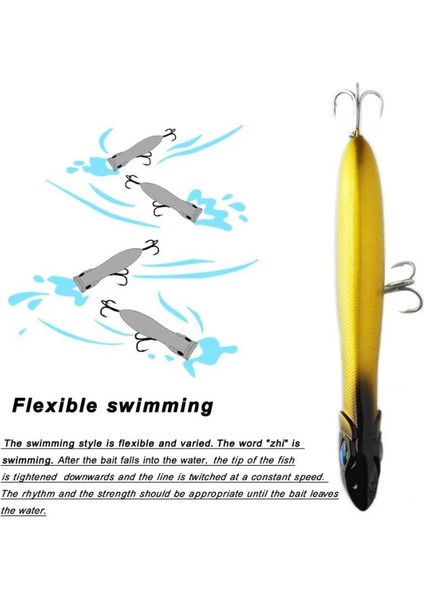 Patchinko 140 Topwater Popper Balıkçılık Yemi Patchinco 100/140MM Yüzey Yüzen Yemler Uzun Atış Wobblers Stickbait B Pike Için (Yurt Dışından)