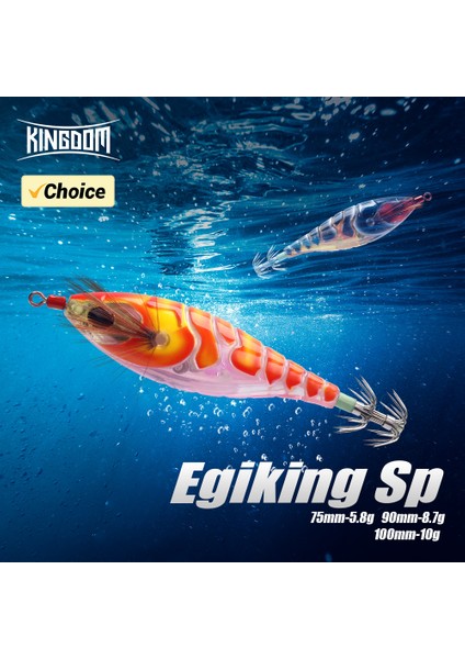 Kingdom Sp Balıkçılık Yemleri 5.8g 8.7g 10G Kalamar Jigleri Yapay Kalamar Kancası Jigging Yemleri Deniz Balıkçılığı Kalamar Egı Aydınlık Yem (Yurt Dışından) fiyatları