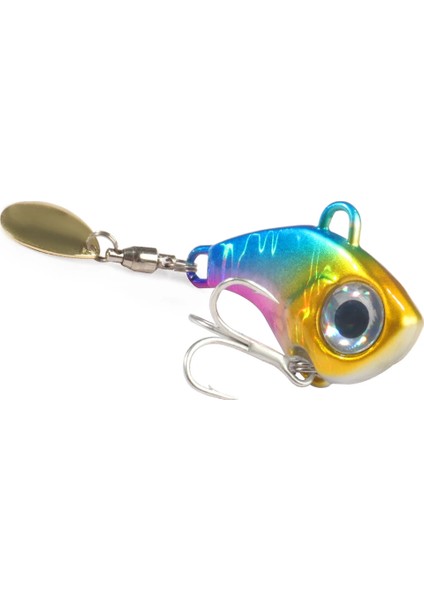 Spinner Bait Vıb Spoon Metal Jig Balıkçılık Titreşim 10G 20G 30G Yapay Sert Yem Sequins Pesca Wobble Dönen Döndürme Yemi (Yurt Dışından)