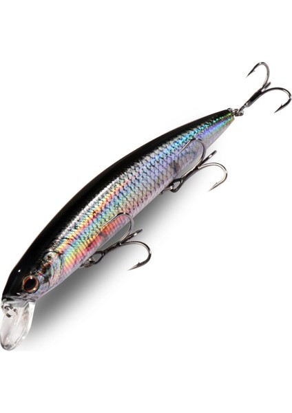 Süspansiyon Minnow 14CM 24G Balıkçılık Yemi Üst Su Ağırlık Sistemi Sert Pesca Güçlü Üçlü Kancalar Wobbler Jerkbait Swimbait Yem (Yurt Dışından)