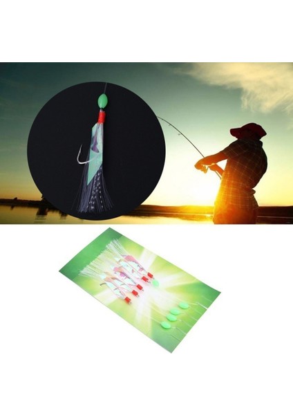 Adet/takım Çok Renkli Yumuşak Silverskin Balıkçılık Yemi Seti Çeşitli Balıklar Için Kristal Dikenli Kancalı Taklit Balık Karides Yemi (Yurt Dışından)