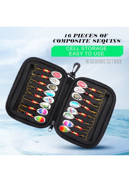 16 Adet Metal Spinner Yem Balıkçılık Yemi Yapay Spinnerbait Pike B Alabalık Balıkçılığı Için Balıkçı Çantasıyla (Yurt Dışından) fiyatları