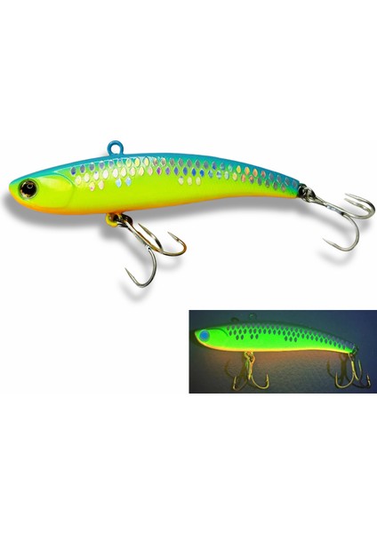 Teknik Vıb Buz Balıkçılığı Yemleri 80MM 16G Dudaksız Krank Yemleri Rattlin Yem Batıran Yapay Wobbler B Pike Kış Ima Koume Yemi (Yurt Dışından)