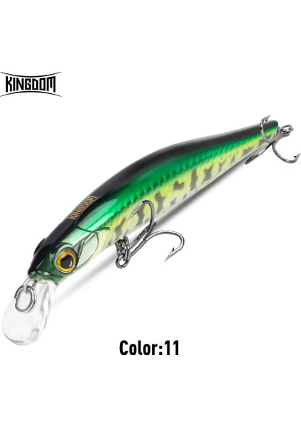 Kingdom Sinking Minnow Yem 60 80 95 105MM Titreşimli Sinking Jerkbati Swimbait Mıknatıs Transfer Uzun Atış Sert Balıkçılık Yemi (Yurt Dışından)