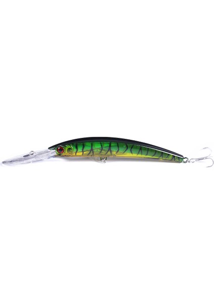 Hengjıa 17CM 23.5g Minnow Balıkçılık Yemi Lazer Yapay Yem 3D Gözler Balıkçılık Wobblers Yem Crankbaits Balıkçılık Takımı Dalış 2.5m (Yurt Dışından)