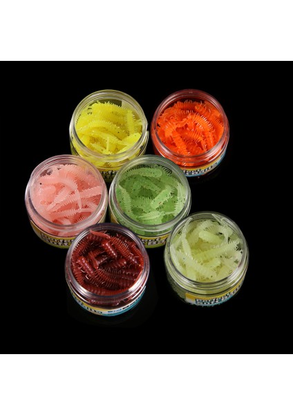 Silikon Solucan Yumuşak Balıkçılık Yemi 4cm 0.4g Yapay Kauçuk Solucan Yemleri Esnek Yemler Pesca Jig Alabalık Jig Yumuşak Yem (Yurt Dışından)