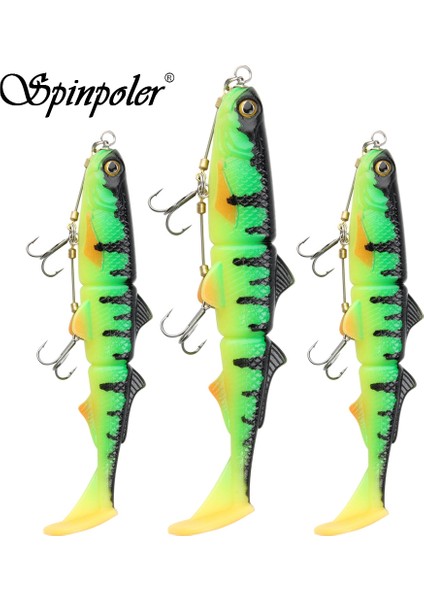 Spinpoler Pike Stinger Rig Kanca Sistemi 3D Swimbait Yumuşak Yem Balıkçılık Yem Küreği T Kuyrukları Zander Pike Büyük Oyun Balığı Için (Yurt Dışından) fiyatları