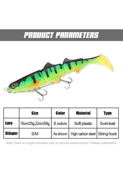 Spinpoler Pike Stinger Rig Kanca Sistemi 3D Swimbait Yumuşak Yem Balıkçılık Yem Küreği T Kuyrukları Zander Pike Büyük Oyun Balığı Için (Yurt Dışından) modelleri