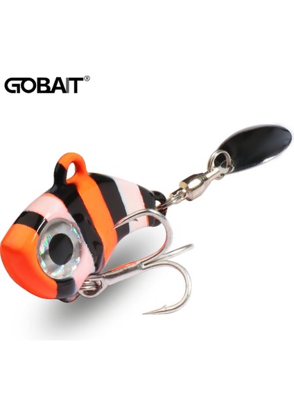 Spinner Bait Vıb Spoon Metal Jig Balıkçılık Titreşim 10G 20G 30G Yapay Sert Yem Sequins Pesca Wobble Dönen Döndürme Yemi (Yurt Dışından)