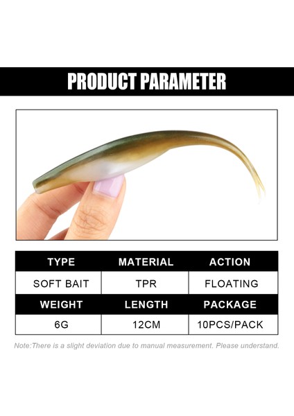 Spinpoler Tpr Jerk Shad Hafif Çatallı Kuyruk Yüzen Yapay Silikon Swimbait Balıkçılık Yemi Zander Pike Levreği B Pesca (Yurt Dışından)