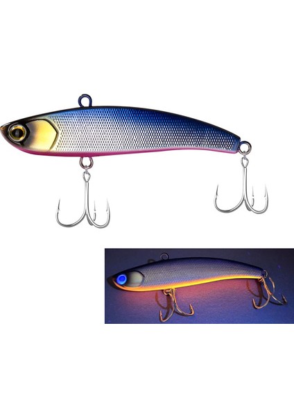 Teknik Vıb Buz Balıkçılığı Yemleri 80MM 16G Dudaksız Krank Yemleri Rattlin Yem Batıran Yapay Wobbler B Pike Kış Ima Koume Yemi (Yurt Dışından)