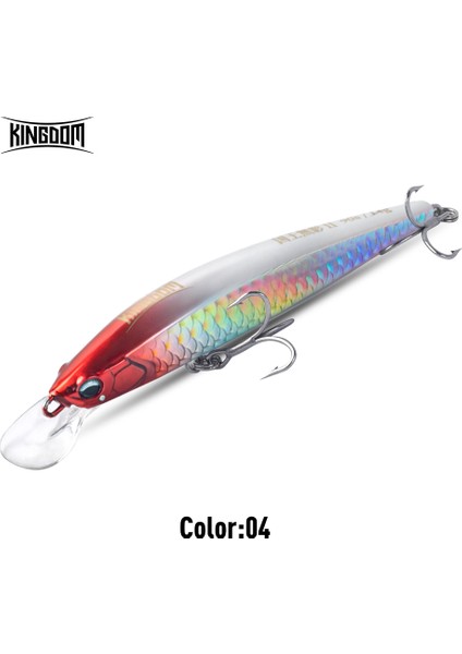 Kingdom Yapay Batık Minnow Balıkçılık Yemi 7.5g 14G 18G 70MM 90MM 110MM Jerkbaits Sert Yem Sea B Balıkçılık Takımları (Yurt Dışından)