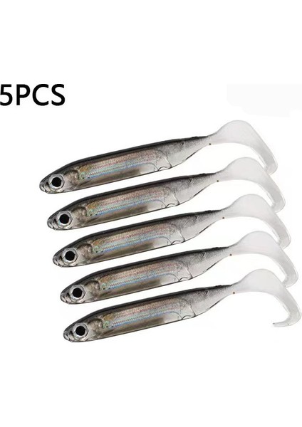 Adet/grup Balıkçılık Yumuşak Yem T Kuyruklu Balık Balıkçılık Yemleri Gökkuşağı Rengi Pullu Salıncak Balıkçılık Döndürücü Yem (Yurt Dışından)