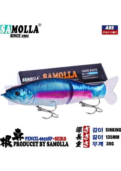 Yavaş Batma Swimbaits Balıkçılık Yemleri 30G Whopper Titreşim Yumuşak Kuyruk Veya Pike ve B Sert Yemler Isca Yapay Aksesuarlar (Yurt Dışından)