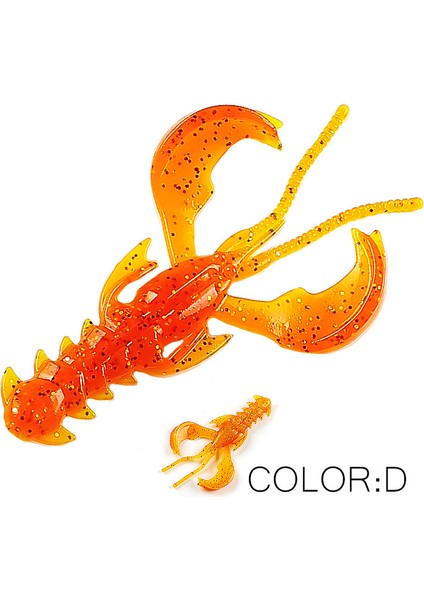 Supercontinent Crazy Lures 65MM/10 Adet 40MM/20 Adet Yumuşak Yem Balıkçılık Yemleri Karides Istakoz Yumuşak Plastik Yem Balıkçılık Yemleri (Yurt Dışından)