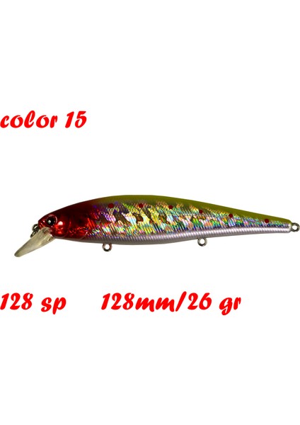Blegend Balıkçılık Yapay Yem Askılı Minnow Sığ Wobbler Jerkbait Shad B Pike Yemi 128 Sp 78 F 65 Sp (Yurt Dışından)