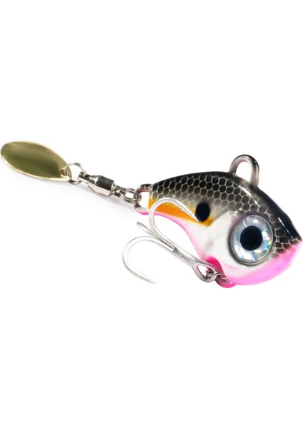 Spinner Bait Vıb Spoon Metal Jig Balıkçılık Titreşim 10G 20G 30G Yapay Sert Yem Sequins Pesca Wobble Dönen Döndürme Yemi (Yurt Dışından)