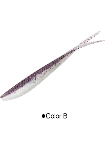 Spinpoler 2" 3" 4" Yumuşak Balıkçılık Yemleri Jerk Minnow Shad Drop Shot Yumuşak Yem Swimbait B Alabalık Turna Balığı Walleye Pesca Için Bölünmüş Kuyruk (Yurt Dışından)