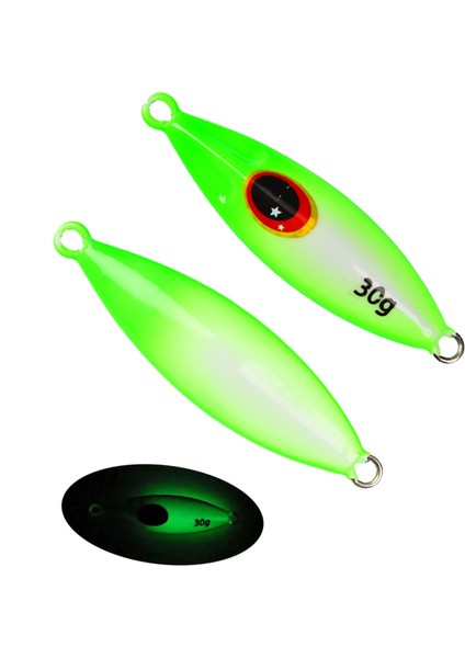 Tolu Slow Bee Slow Pitch Jig 30G 40G 60G 80G 100G 120G Shore Casting Jigging Kaşık Yem Glow Tuzlu Su Balıkçılığı Yemi Kancalı (Yurt Dışından)