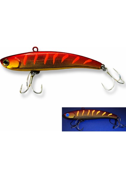 Teknik Vıb Buz Balıkçılığı Yemleri 80MM 16G Dudaksız Krank Yemleri Rattlin Yem Batıran Yapay Wobbler B Pike Kış Ima Koume Yemi (Yurt Dışından)