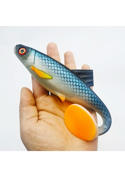 Adet Balıkçılık Yemi Büyük Boy Yumuşak Yem Yemleri 20CM/7.87IN/59.5G Swimbait Yapay Balıkçılık Ekipmanı (Yurt Dışından)
