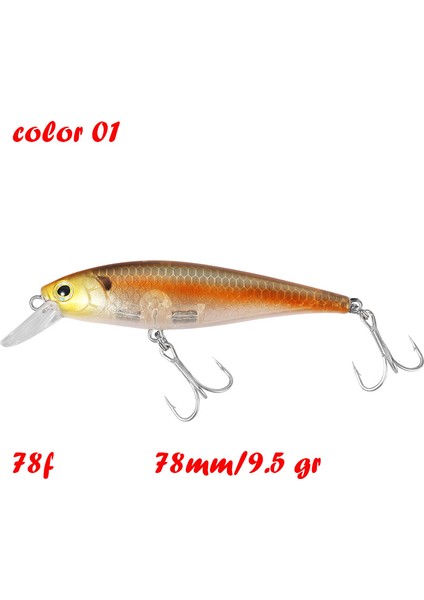 Blegend Balıkçılık Yapay Yem Askılı Minnow Sığ Wobbler Jerkbait Shad B Pike Yemi 128 Sp 78 F 65 Sp (Yurt Dışından)
