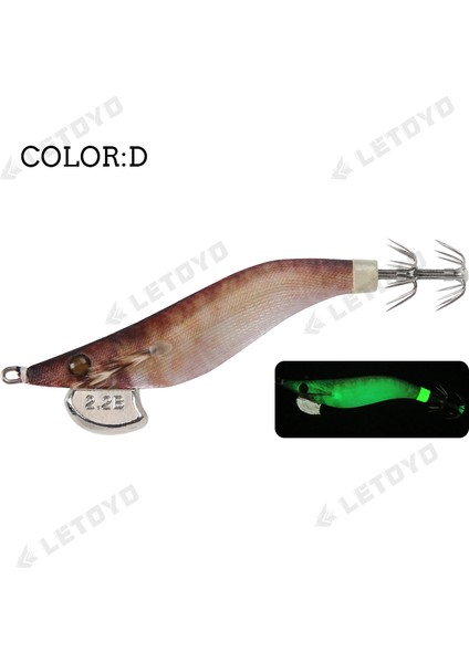 Letoyo 2.5#-1.8# Mini Egı Işıklı Kalamar Yemi Webfoot Ahtapot Mürekkep Balığı Deniz Balıkçılığı Yemleri Kalamar Yemi Için Yapay Yem (Yurt Dışından)