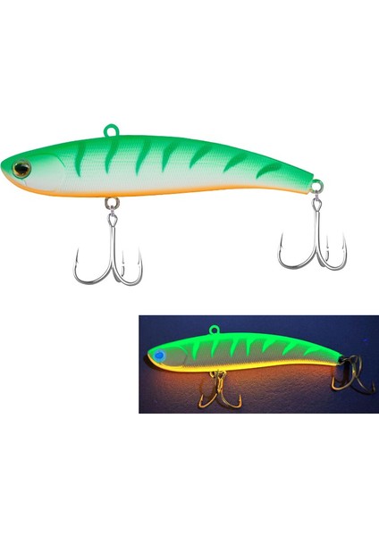 Teknik Vıb Buz Balıkçılığı Yemleri 80MM 16G Dudaksız Krank Yemleri Rattlin Yem Batıran Yapay Wobbler B Pike Kış Ima Koume Yemi (Yurt Dışından)