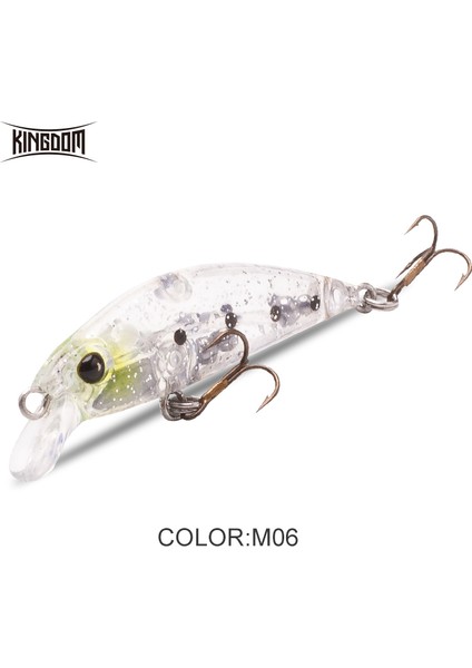 Kingdom Sinking Minnow Wobblers Balıkçılık Yemleri 45MM 60MM Alabalık Için Uzak Atış Balıkçılık Yemi B Crankbaits Ince Gövde Sert Yem (Yurt Dışından)