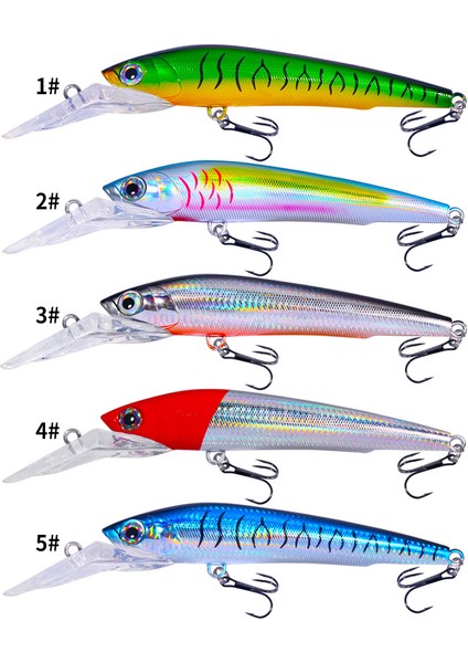 48-90-95G Balıkçılık Yemi Derin Dalış Minnow Isca Yapay Yem Wobblers Takım Pesca Sazan Turna Walleye Al Deniz Balıkçılığı Yemi (Yurt Dışından)