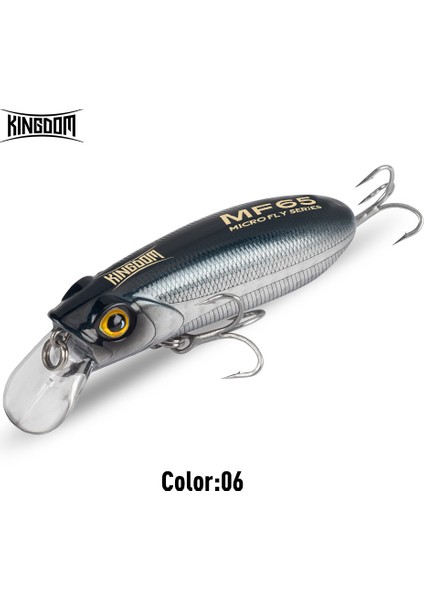 Kingdom Fishing Lure Batabilen Yüzen Minnow 45MM 55MM 65MM Wobblers Yapay Sert Yemler Uzun Atışlı Balıkçılık Takımı Yemleri (Yurt Dışından)