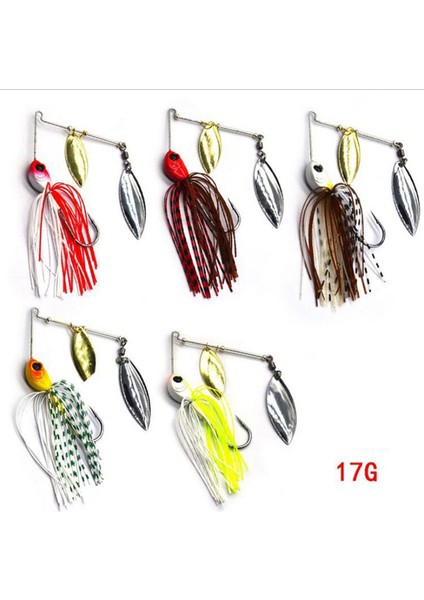 Adet Balıkçılık Yemi 12/17G Wobblers Yemler Spinners Kaşık Yem Pike Peche Takımı Tüm Yapay Yemler Metal Payetler Spinnerbait (Yurt Dışından) fiyatları