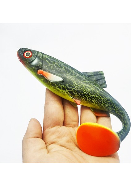 Adet Balıkçılık Yemi Büyük Boy Yumuşak Yem Yemleri 20CM/7.87IN/59.5G Swimbait Yapay Balıkçılık Ekipmanı (Yurt Dışından)