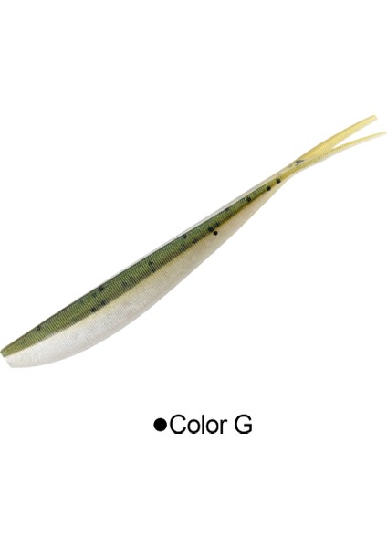 Spinpoler 2" 3" 4" Yumuşak Balıkçılık Yemleri Jerk Minnow Shad Drop Shot Yumuşak Yem Swimbait B Alabalık Turna Balığı Walleye Pesca Için Bölünmüş Kuyruk (Yurt Dışından)