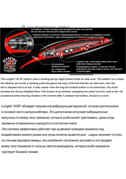 Bearking 130MM 28.6g Profesyonel Kaliteli Balıkçılık Yemleri Sert Yem Dalış 2.5-3m Kaliteli Wobblers Minnow Yapay Yem Takımı (Yurt Dışından) modelleri