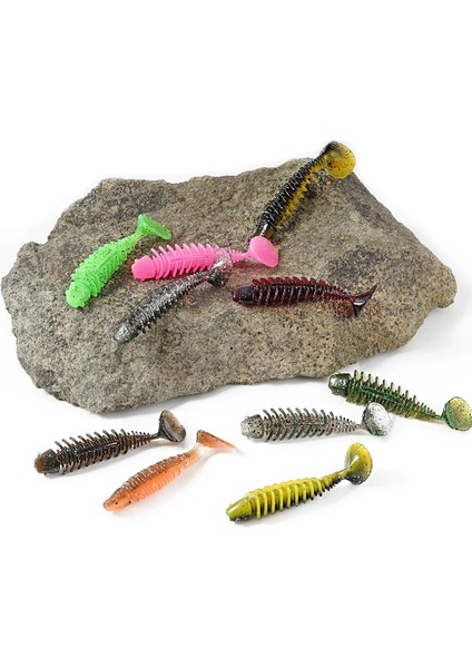 Sunmıle Balıkçılık Yumuşak Yem Solucan Yapay Yemler 4cm/0.6g 20 Adet Kaya Balıkçılığı Wobblers Leurre Souple Yem Levrek Alabalık B Yemleri (Yurt Dışından) modelleri