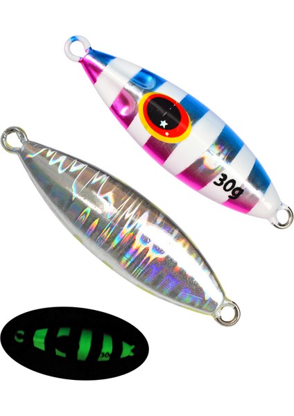 Tolu Slow Bee Slow Pitch Jig 30G 40G 60G 80G 100G 120G Shore Casting Jigging Kaşık Yem Glow Tuzlu Su Balıkçılığı Yemi Kancalı (Yurt Dışından)