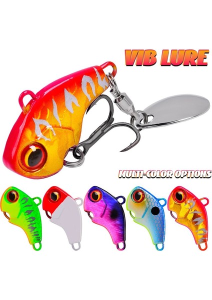 Yeni Varış 5 Adet 6g Metal Vıb Wobbler Balıkçılık Yemi Kuyruk Döndürücü Batıran Döner Kaşık Pin Crankbait Pul Yem Balıkçılık Takımı (Yurt Dışından) fiyatları